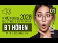 Goethe B1 Listening Prüfung 2026 Full Practice Test 01