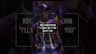 Boyz II Men 1996 &quot;I&#39;ll Make Love To You Live&quot; on MTV!
