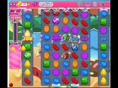 Candy Crush Saga Level 2520 no boostrers
