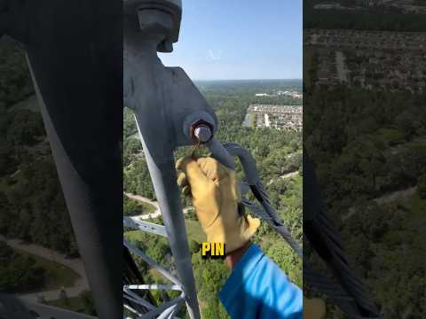 Funkturm von rostiger Nadel gehalten? #shorts (IG/matty.solidice)