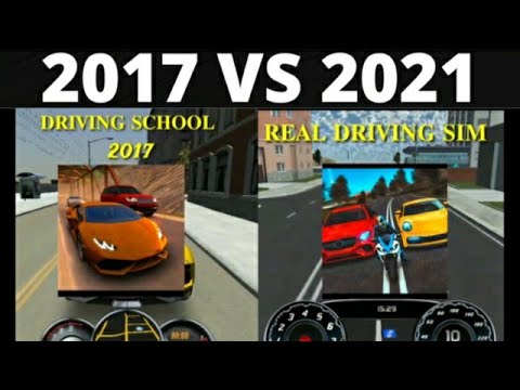 Driving School 2017 Vs Real Driving Sim - Car Games Comparison