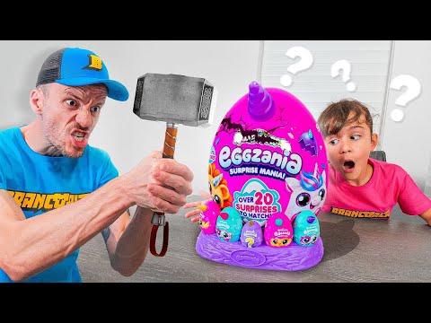 OVO MISTERIOSO GIGANTE DE UNICÓRNIO 🥚 Laura e Brancoala