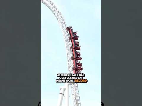 Stealth now has a crazy world record!???? #thorpepark #themepark #youtubeshorts