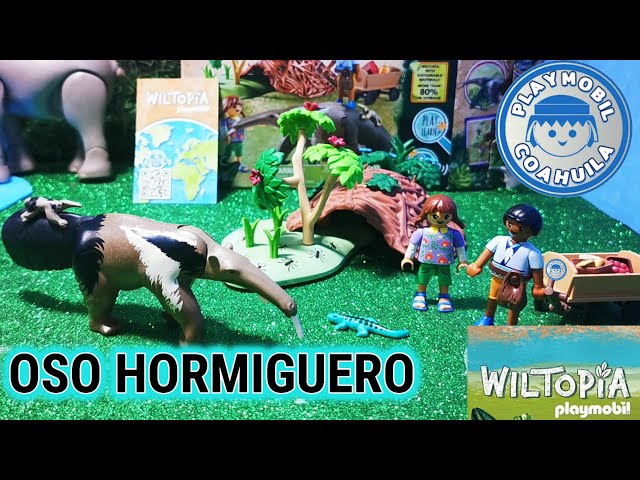 Vídeo relacionado con PLAYMOBIL 71012 Wiltopia Cuidado del Oso Hormiguero, Juguetes sostenibles para niños a Partir de 4 años, Multicolor