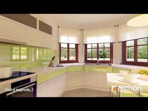 Dom w majeranku 2 - Wirtualny spacer po wnętrzu, projekt ARCHON+