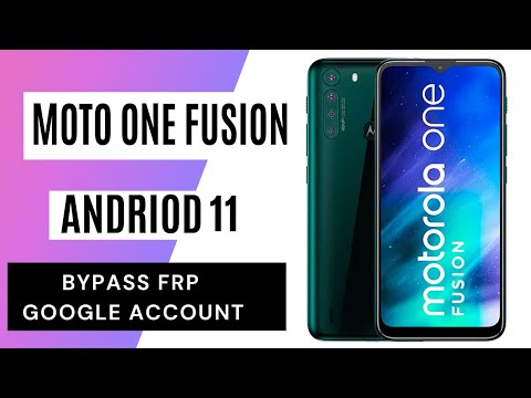 Motorola One Fusion Android 11 FRP/Google Lock Bypass WITHOUT PC