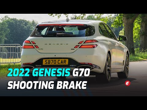 Drone Films 2022 Genesis G70 Shooting Brake Climbing Goodwood