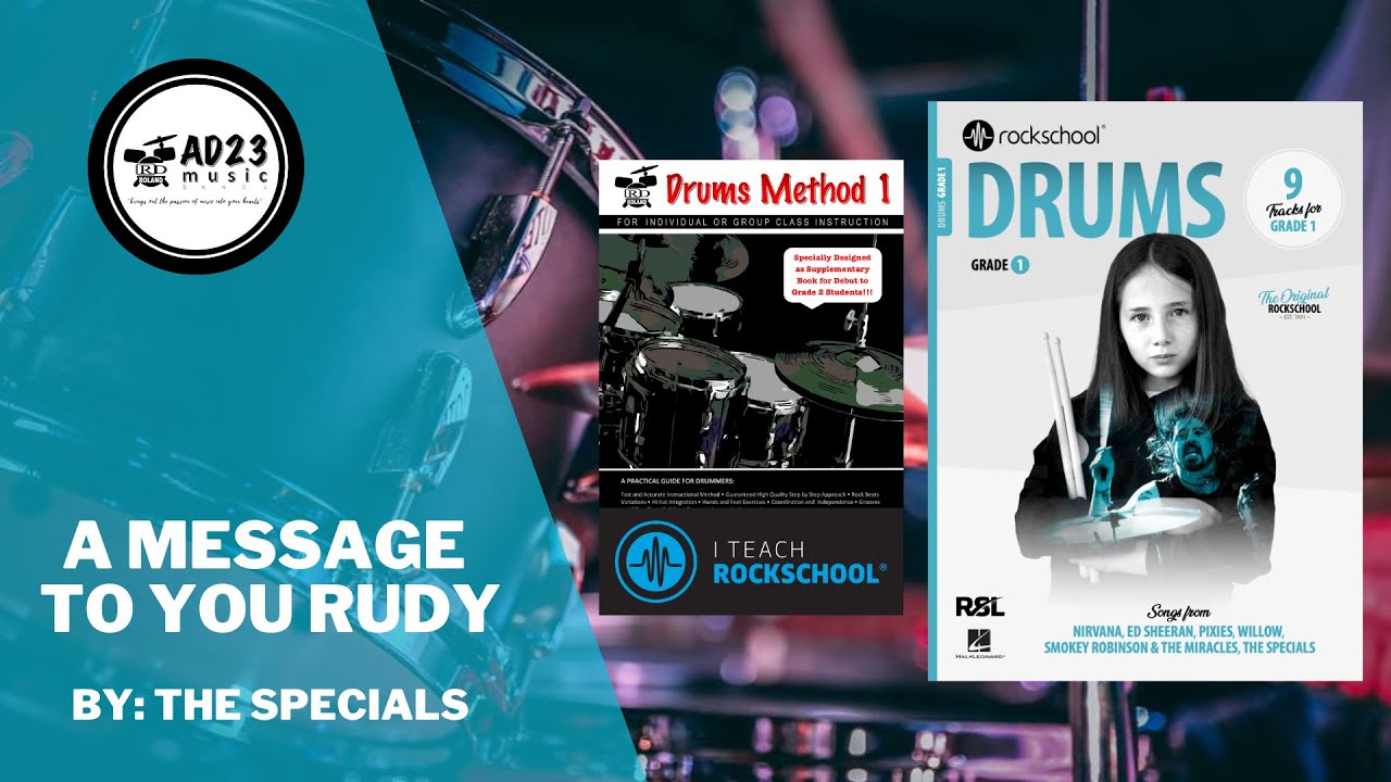 A Message To You Rudy | Rockschool Drums Grade 1 2024