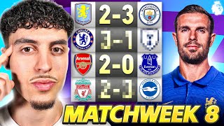 Premier League MATCHWEEK 8 Predictions!
