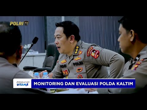 BAHAS KETAHANAN PANGAN HINGGA REKRUTMEN POLRI, TIM ITWASUM POLRI LAKUKAN MONEV DI POLDA KALTIM