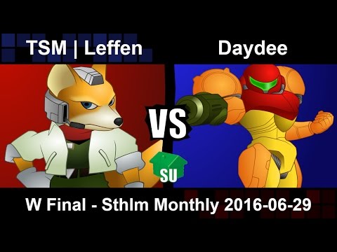 TSM Leffen (Fox) vs Daydee (Samus) - Winners Final Sthlm Monthly 2016-06-29