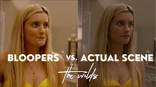 The Wilds S1 | Bloopers vs. Actual Scene video