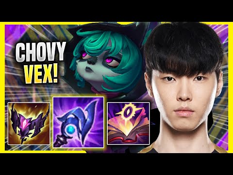 CHOVY DESTROYING WITH VEX! - GEN Chovy Plays Vex MID vs Syndra! | Season 2022