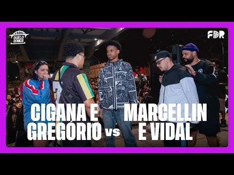 CIGANA E GREGÓRIO VS MARCELLIN E VIDAL (PRIMEIRA FASE) - DUELO DE MCS - 14/06/2024