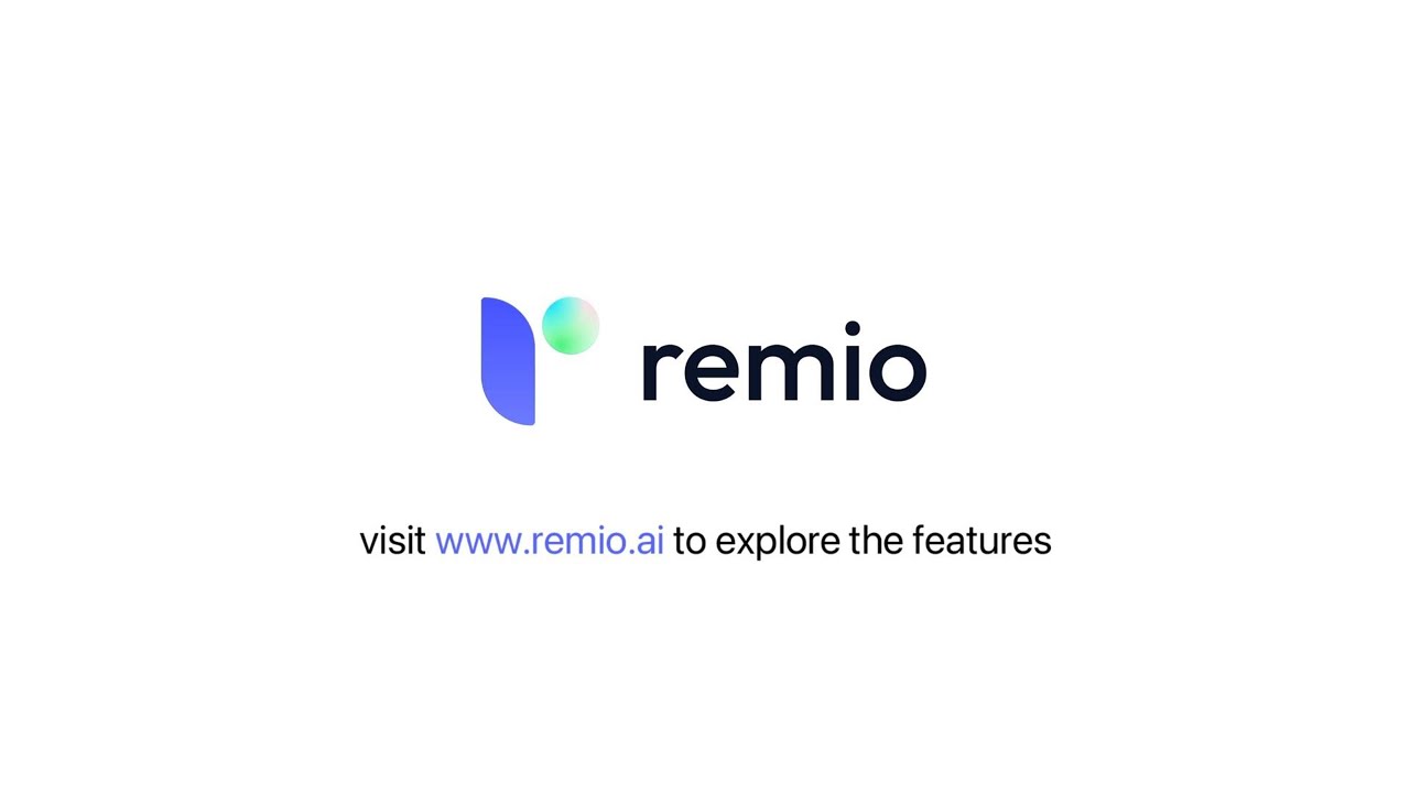 Remio AI personal knowledge management demonstration