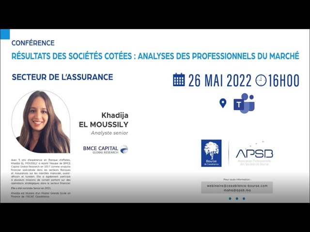 Réalisations des sociétés cotées - conférence APSB - 26 mai 2022