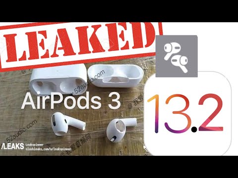 AirPods 3 LEAKED by Apple Today in iOS 13.2 - New design & more...