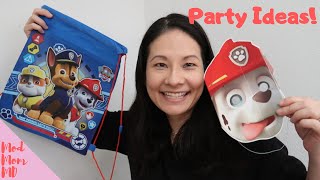 3rd Birthday Paw Patrol Party | Ideas for Venue, Food, Treats, and Favor Bags | modmom md