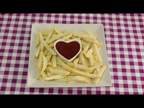 How to make French Fries / Cómo Hacer Patatas fritas / Homemade Fries recipe /#Sameenaskitchen