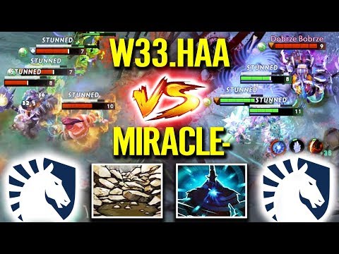 W33 vs Miracle- SOLO Support Mode - Tiny vs Magnus Epic Pro 10K mmr Game Dota 2