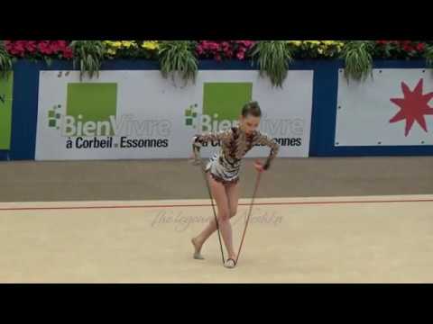 Hannah MARTIN (GBR) rope - 2015 Corbeil junior AA