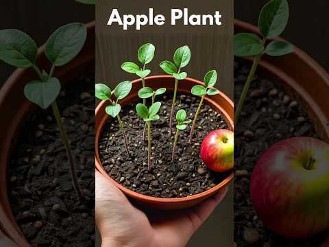 🍎How to grow Apple Plants from seeds at home🌱#appletree