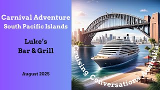 Carnival Adventure Luke's Bar & Grill Deck 6