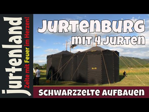 Rosskur 2012 - Eine kleine Jurtenburg - Jurtenland