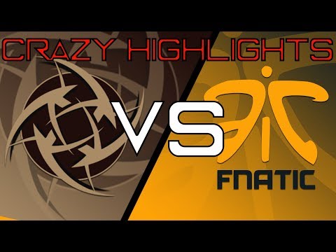 AMAZING Highlights from NIP vs FNATIC - DreamHack MASTERS Marseille 2018