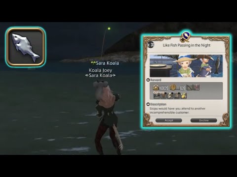 QQ - FFXIV - Fisherman's level 30 - Like Passing Fish In The Night