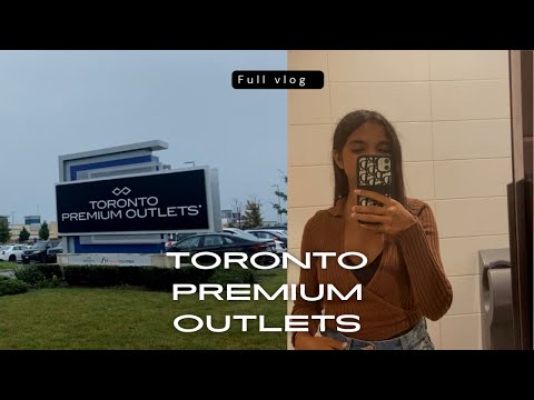 Dia de compras no Toronto Premium Outlets 🛍️ #torontopremiumoulets #miltontoronto #shoppingintoronto