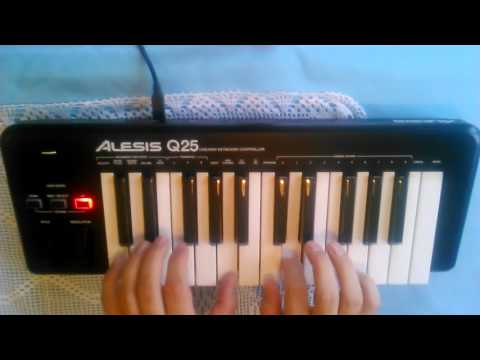Balkan Ekspres muzika iz filma - Balkan Express Movie Theme played on Alesis Q25 MIDI keyboard