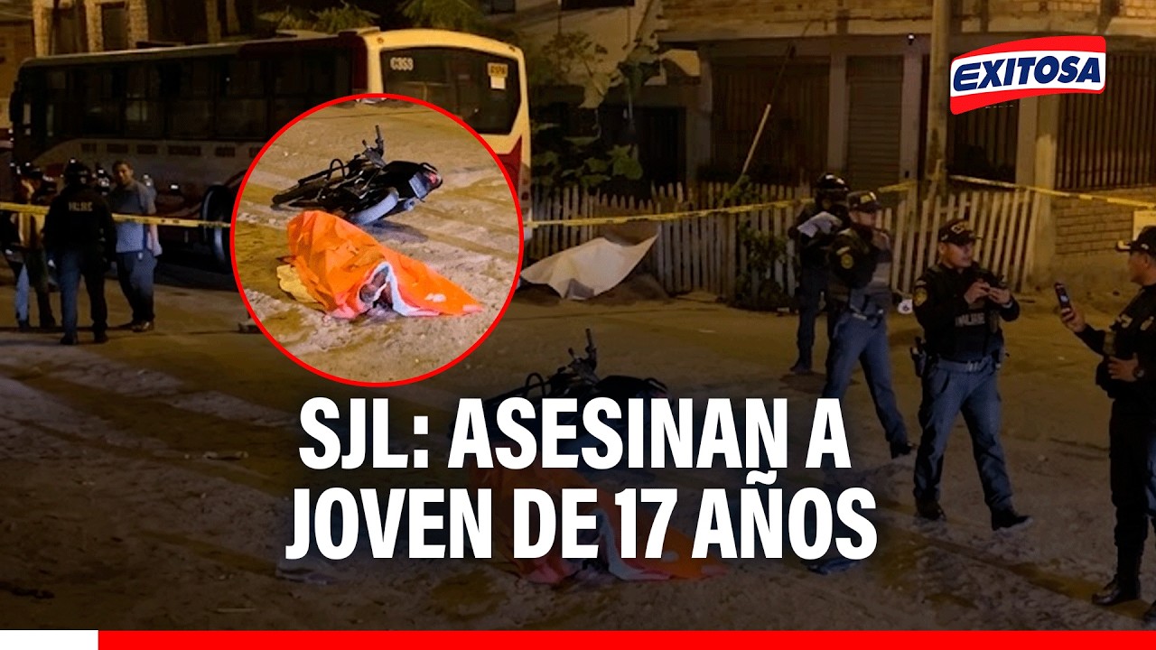 🔴🔵 SJL: asesinan a joven de 17 años y vecinos denuncian constantes ataques y asesinatos