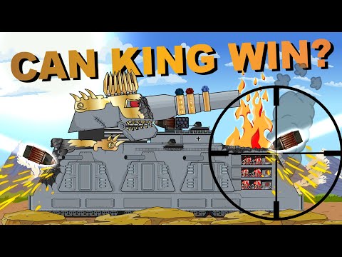 "Can King Dorian win the battle?" Cartoons about tanks