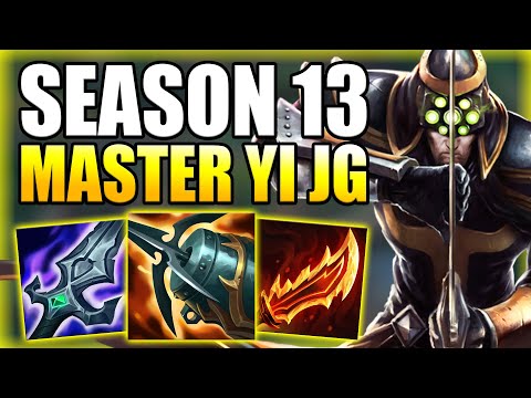 HOW TO PLAY MASTER YI JUNGLE & SOLO CARRY THE GAME IN S13! Best Build/Runes Guide League of Legends