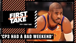 Stephen A. and JJ Redick: CP3 had a bad weekend 😴 | First Take