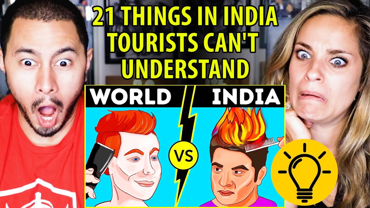 21 THINGS ONLY IN INDIA TOURISTS CAN'T UNDERSTAND | Brightside | Reaction by Jaby Koay & Kristen!