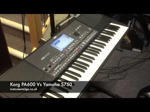 Korg PA600 vs Yamaha S750