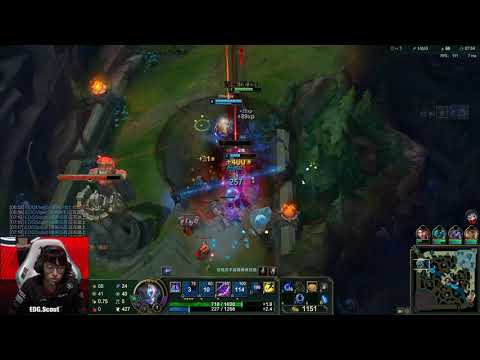 [Scout Syndra POV vs Cryin Orianna] LPL Spring Playoffs 2021 - EDG vs RNG - Game 4