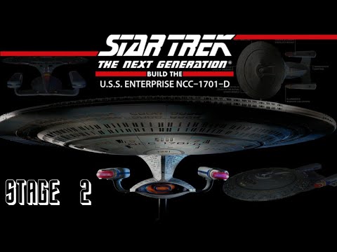 Build The USS Enterprise D - Stage 2 - upper port warp Nacelle