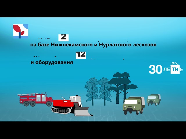 Две лесопожарные станции появятся в Татарстане
