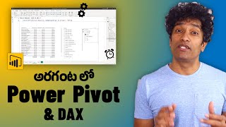 Learn Power Pivot & DAX for Power BI in Telugu in 30 minutes