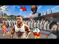 Franklin Shinchan Dora Escape From 1000 Granny Giant Granny GTA5 136