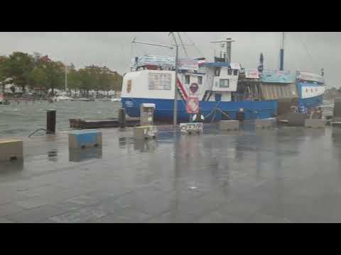 Sturm in Eckernförde am 20.10.2023 #sturm #sturmflut #unwetter #ostsee #ostsee