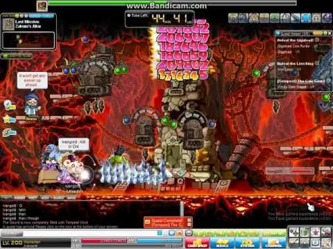 Marksman lv 200 solo zakum in 5 min(Before Hyper Skills)