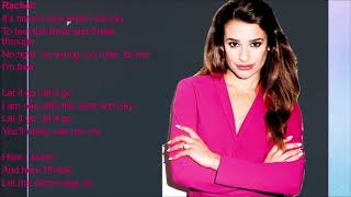 Let It Go Glee Lyrics