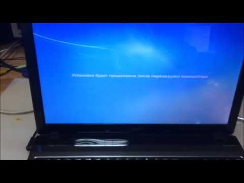 устоновка windows 7 на ноутбук acer 5560
