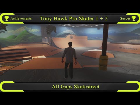 Tony Hawk's Pro Skater 1 +2 : All Gaps Skatestreet Achievement