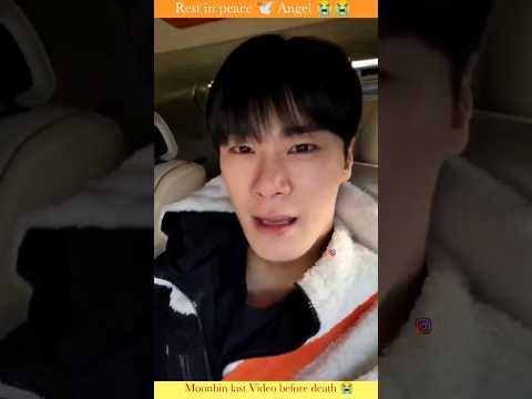 Moonbin last Video before death || Rest in peace 🕊️ 😭😭 #moonbin #bts