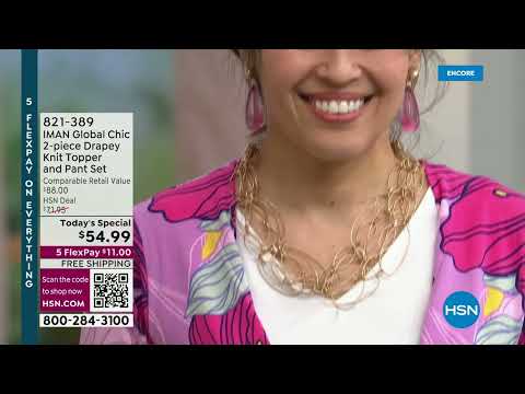 HSN | IMAN Global Chic Fashions 04.01.2023 - 05 AM